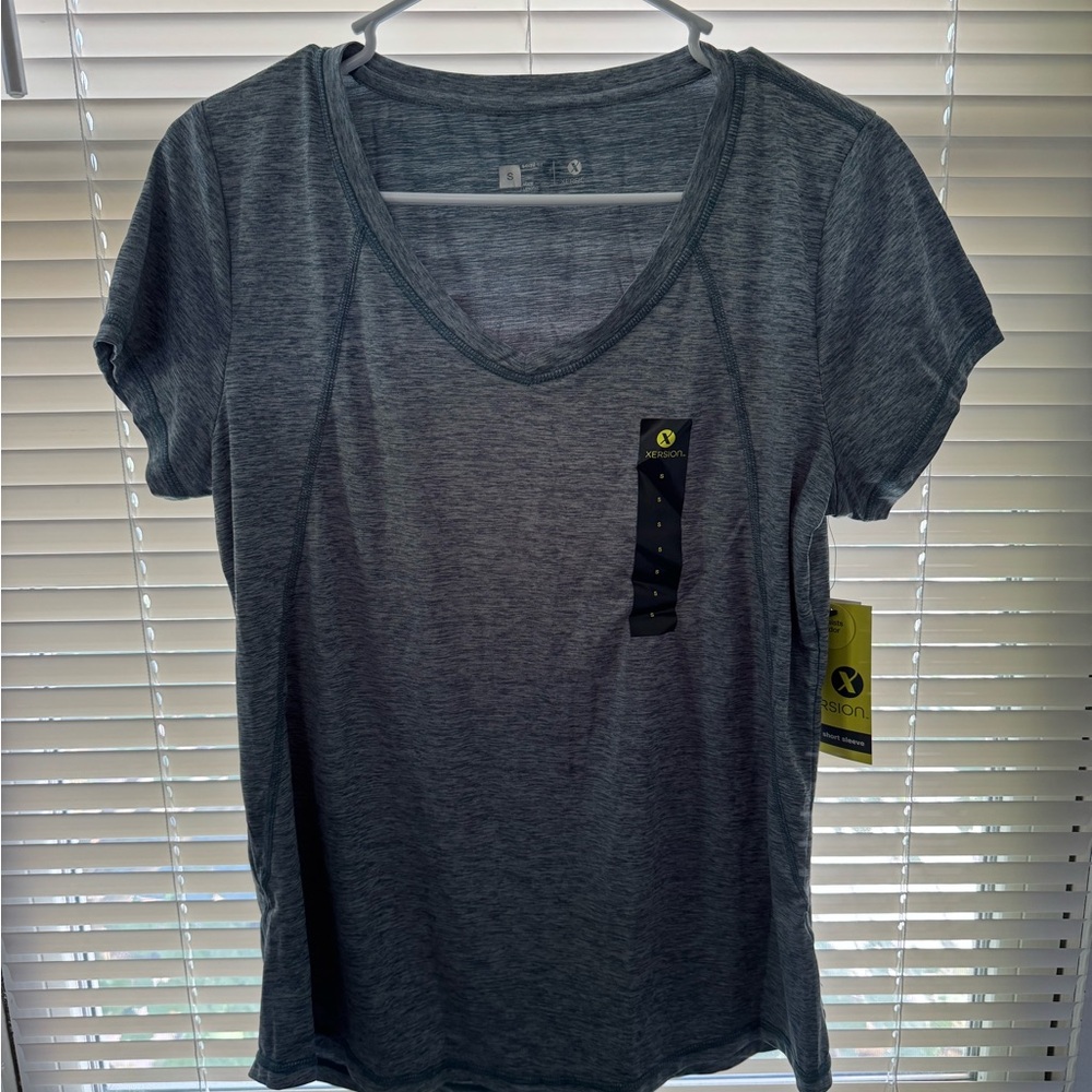 Blue Women's Workout Top